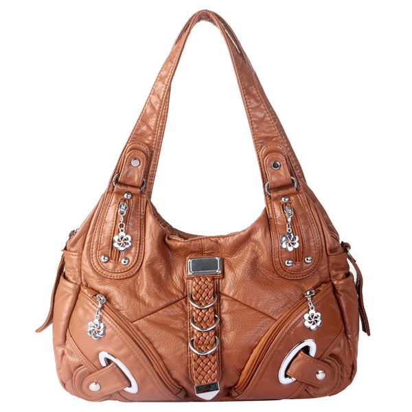 Stitched PU Crossbody Bag, alternate product view