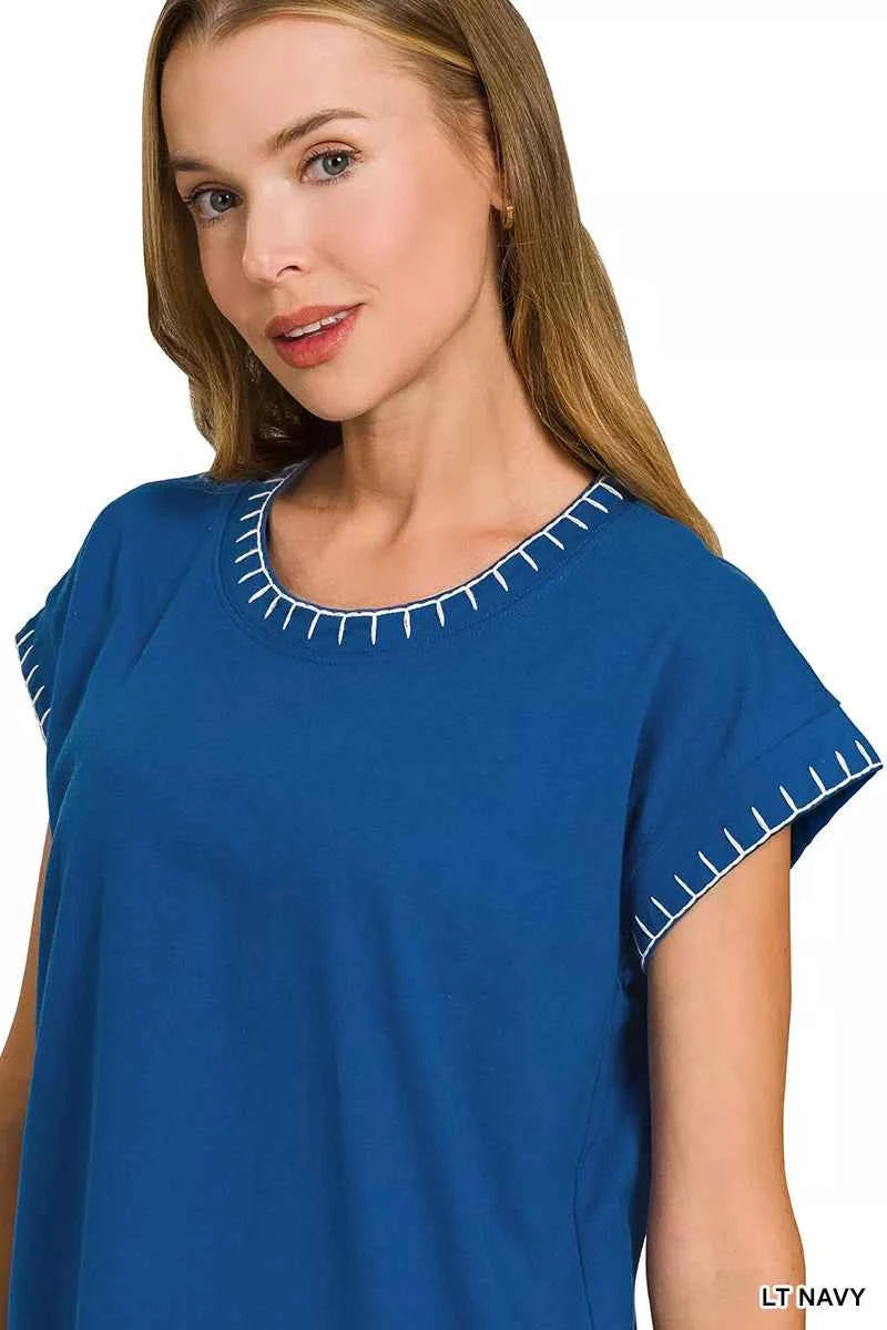 Oversized cotton tee — additional view 4