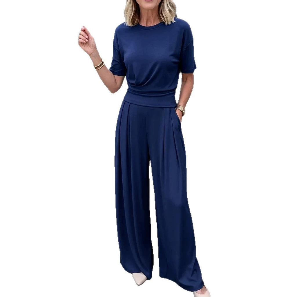 Women's T-Shirt & Wide-Leg Pants Set — product image 3