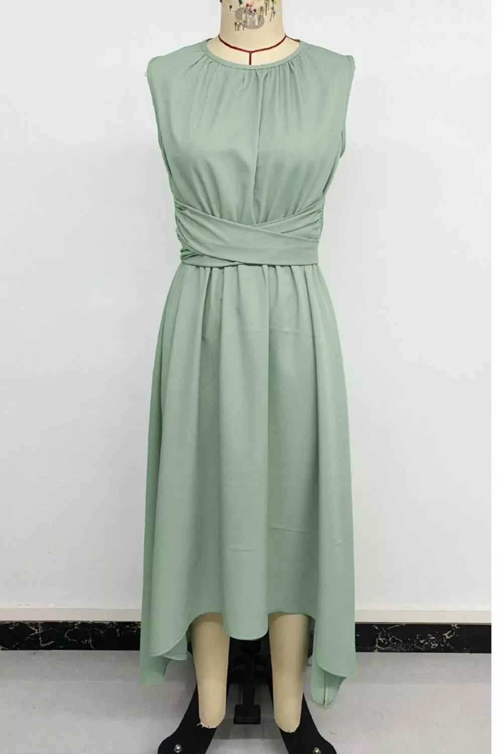 Sleeveless high-low dress — additional view 7