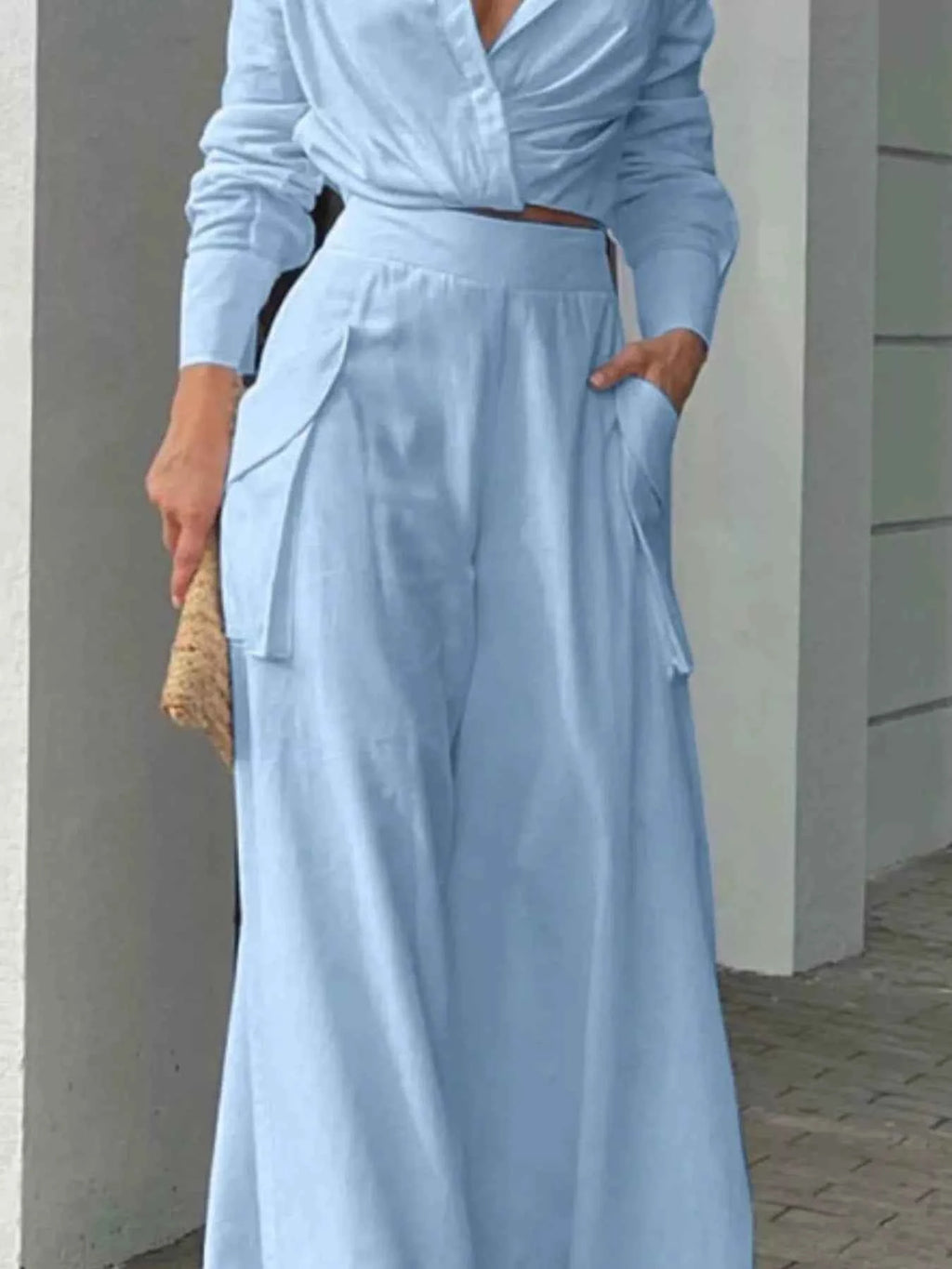 Two-piece pants and shirt set — additional view 3
