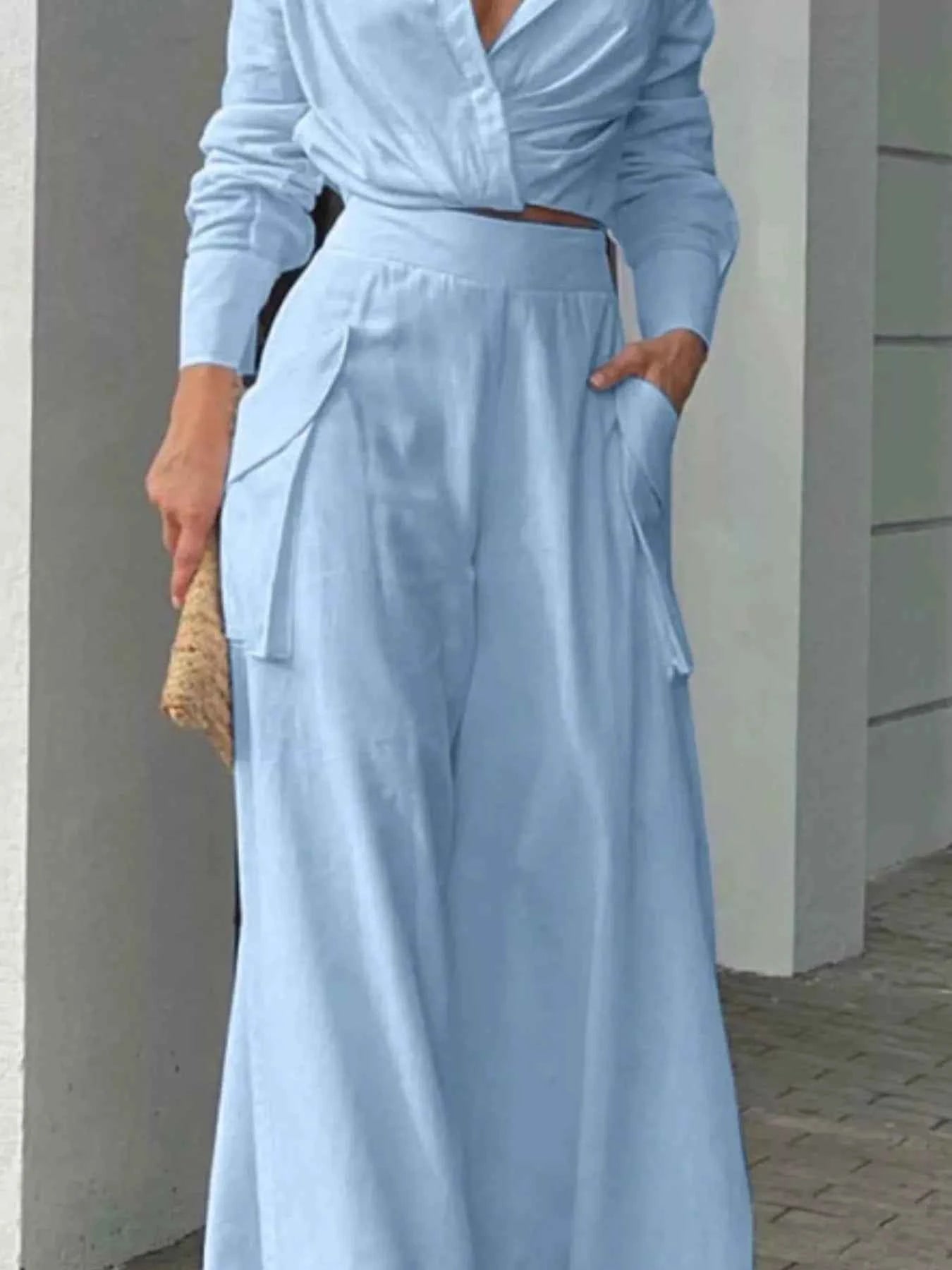Two-piece pants and shirt set — additional view 3