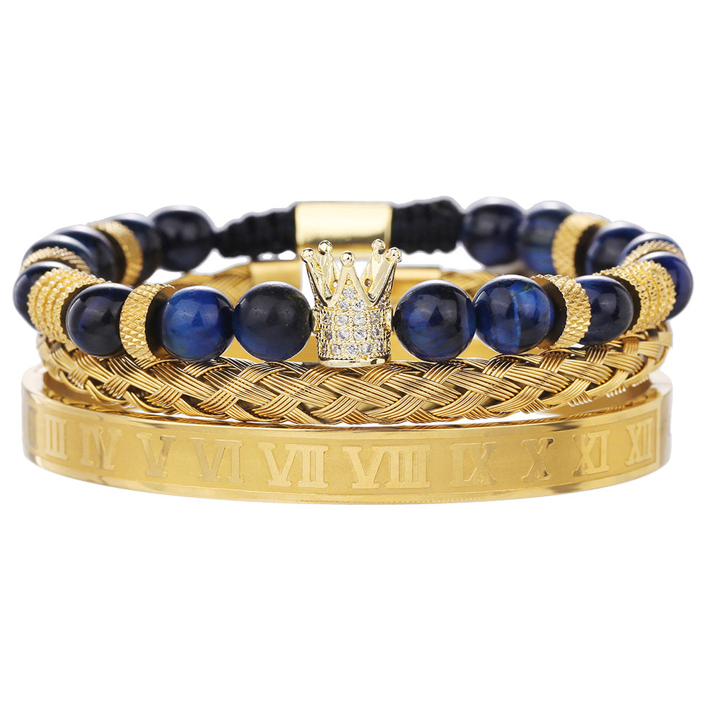 Water resistant stainless steel bracelet finish - view 7