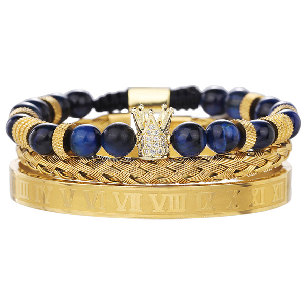 Water resistant stainless steel bracelet finish - view 7