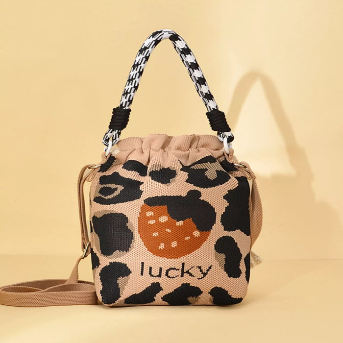 Drawstring bucket bag — primary view