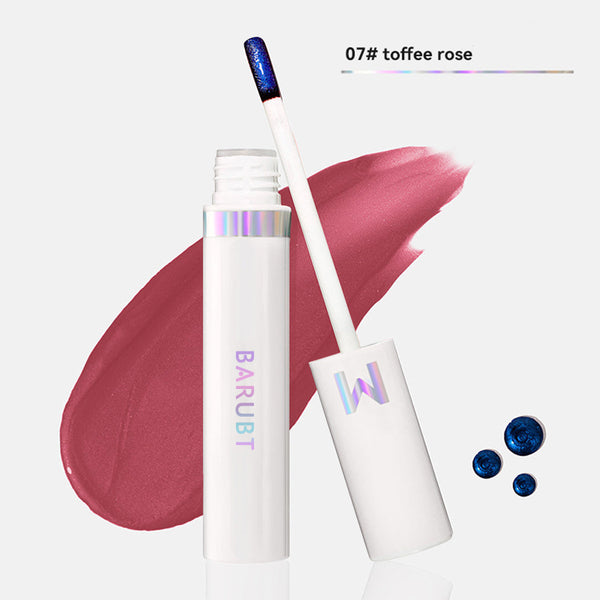 Waterproof matte lip lacquer worn on lips - view 11