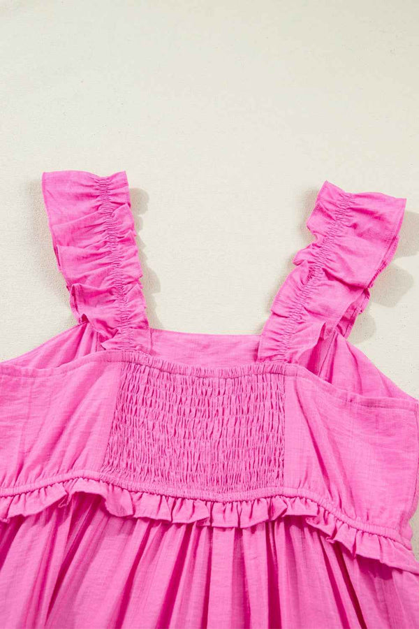 Ruffle trim maxi dress — additional view 7