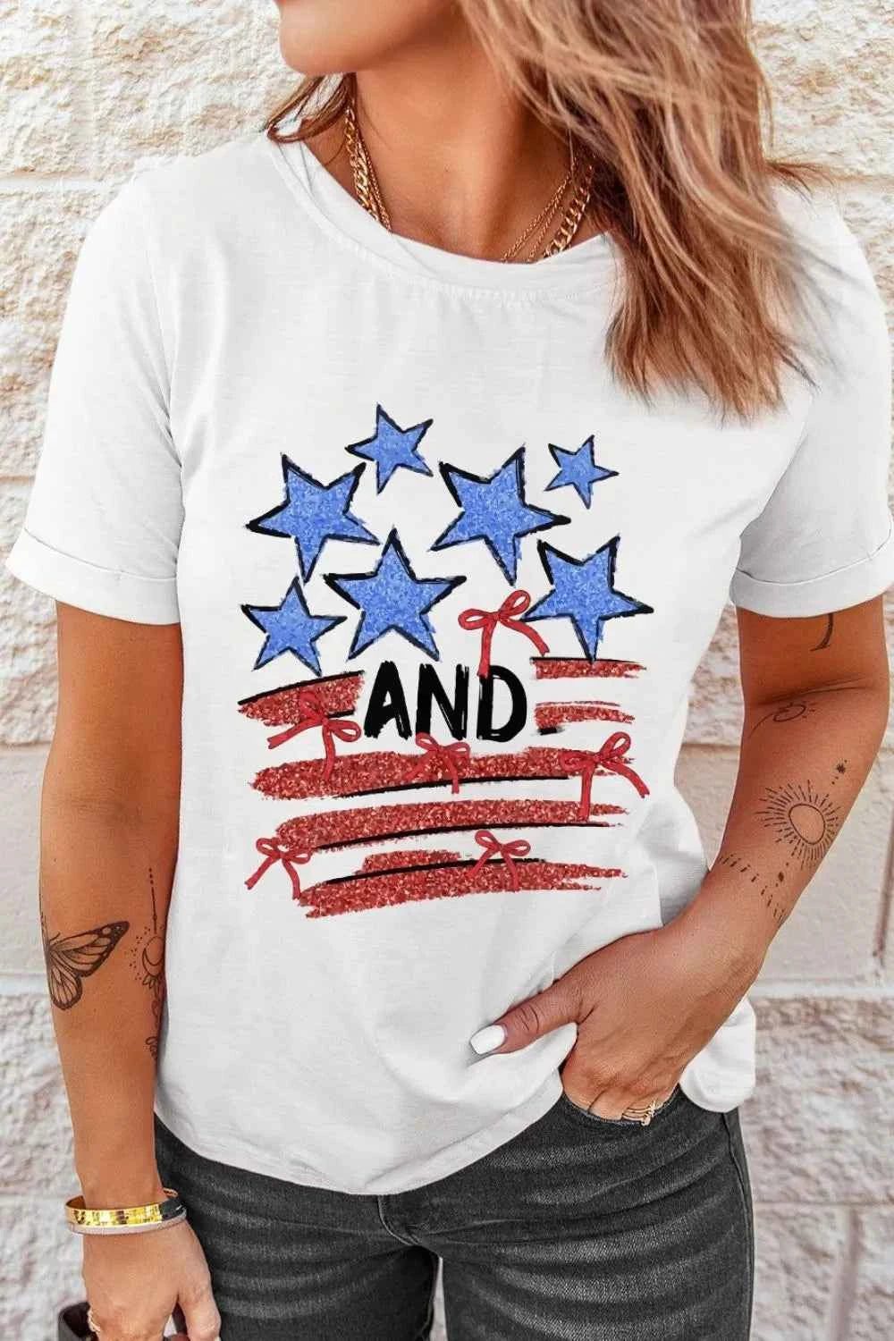 Americana graphic t-shirt — additional view 4