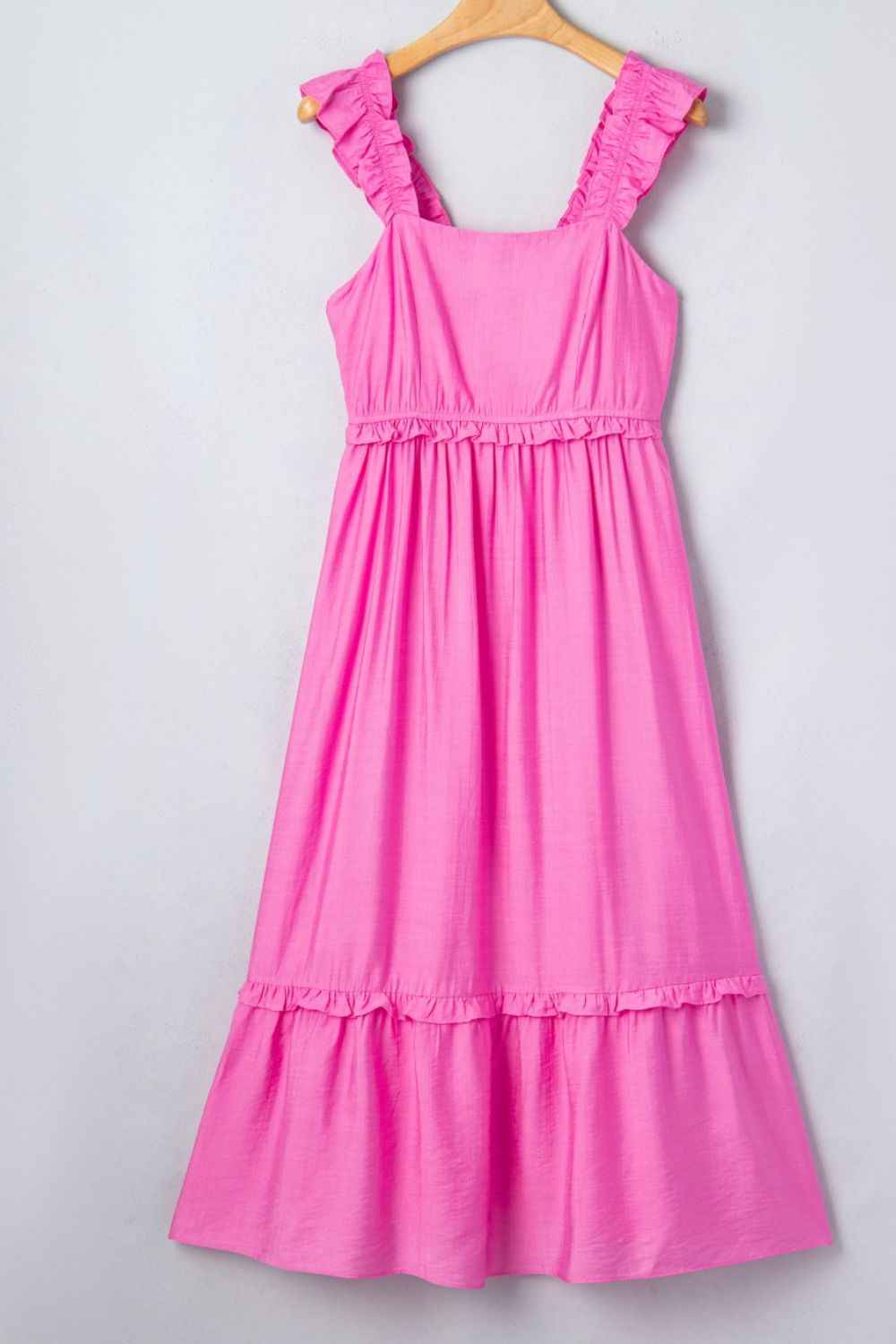 Ruffle trim maxi dress — additional view 4