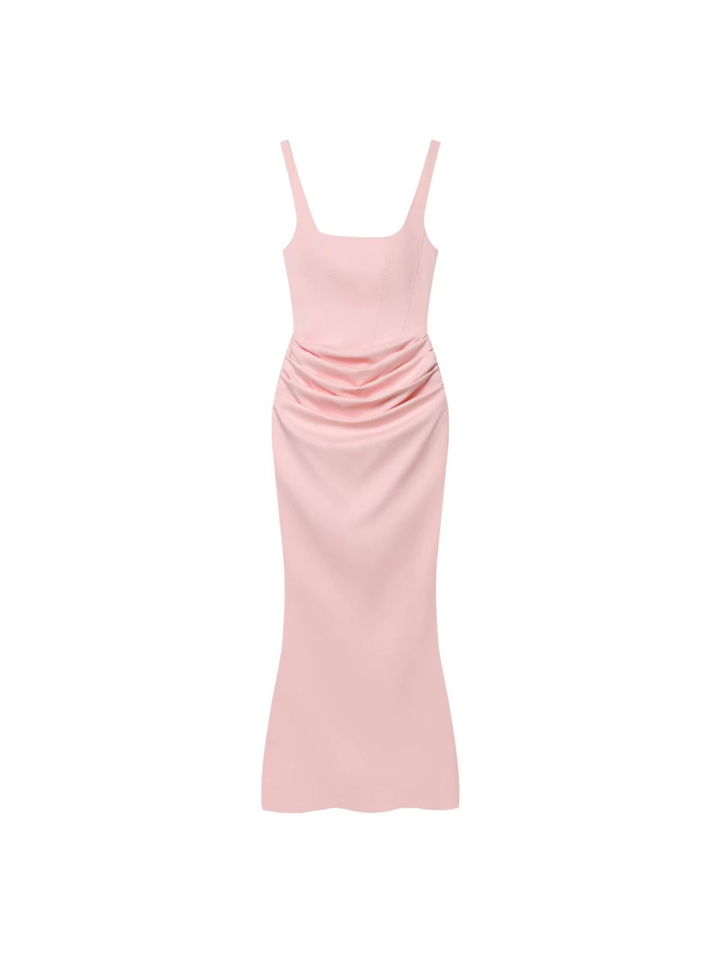 Wrap-style high-waist evening dress — additional view 5