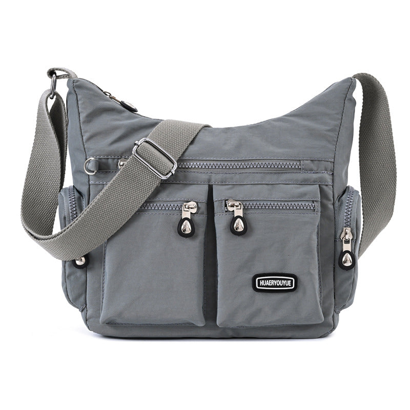 Water-Resistant Nylon Crossbody Bag for Women - Multi-Pocket Shoulder Bag, product view 14