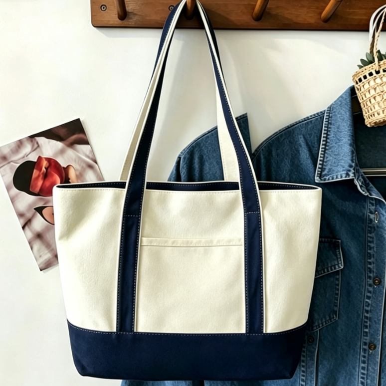 Embroidery shoulder bag shown styled with an outfit
