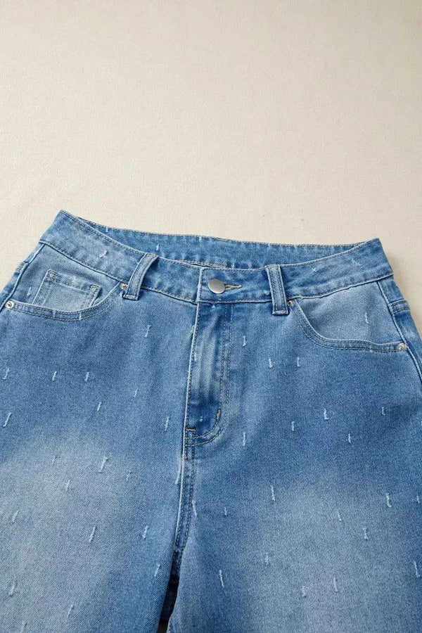 Distressed tummy control jeans — additional view 7