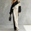 Color-Block Sweatshirt & Wide-Leg Pants Set — product image 3
