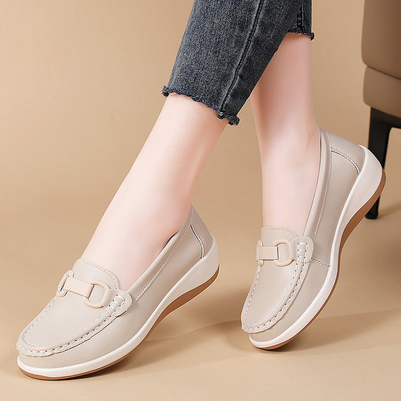 Women's slip-on platform casual sneakers