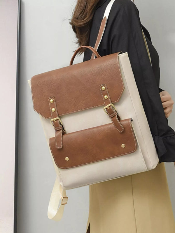 Two tone buckle backpack — additional view 4