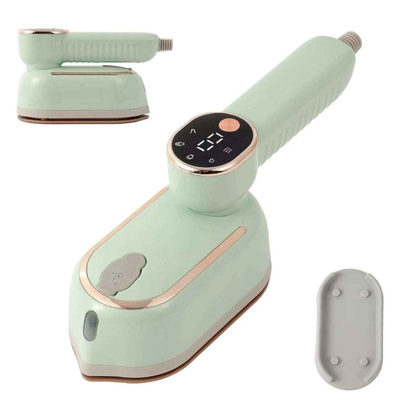 1200W Portable Garment Steamer for Effortless Wrinkle Removal-Home Office Storage-Splashis-Color:Emerald-Product specifications:UK Plug-Splashis