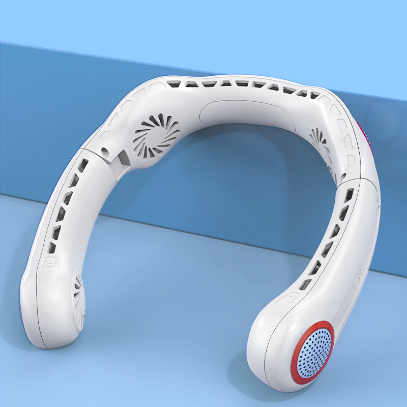 USB Bladeless Neck Fan, close-up product view