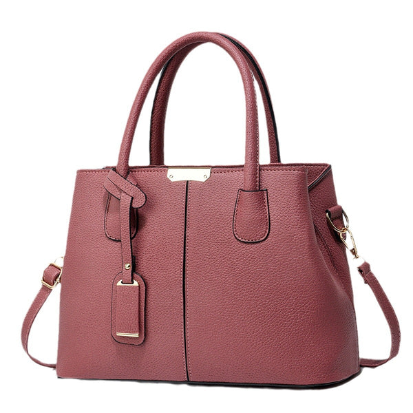 Women's PU Leather Square Tote Bag with Crossbody Strap, product view 8