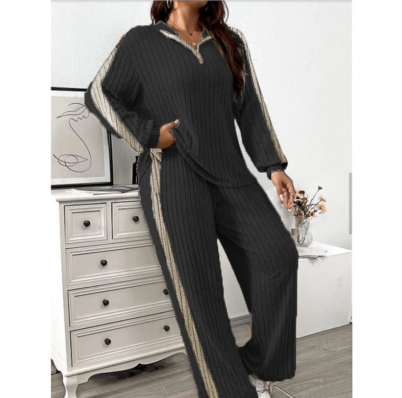 Women’s Batwing Sweater Pants Set, product view 8