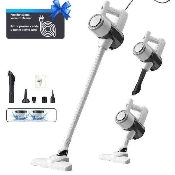 12KPa Cordless Handheld Vacuum for Effortless Cleaning Solutions-Cleaning Appliances-Splashis-Color:White Gray Plug-In 5m-Splashis