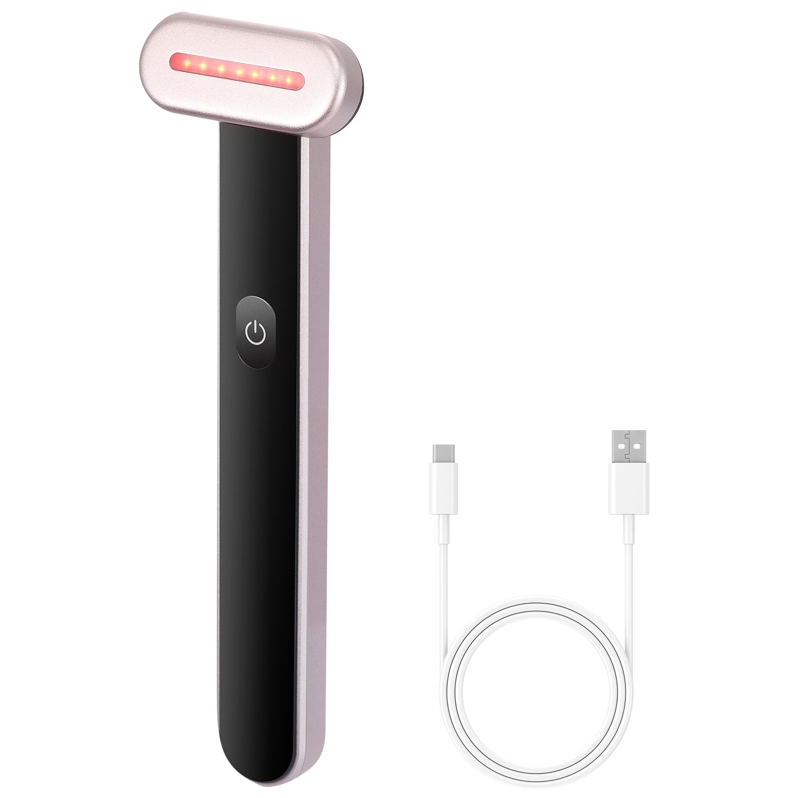 LED Facial Wand - 7 Color Light, Warming & Vibration, Portable Secondary image