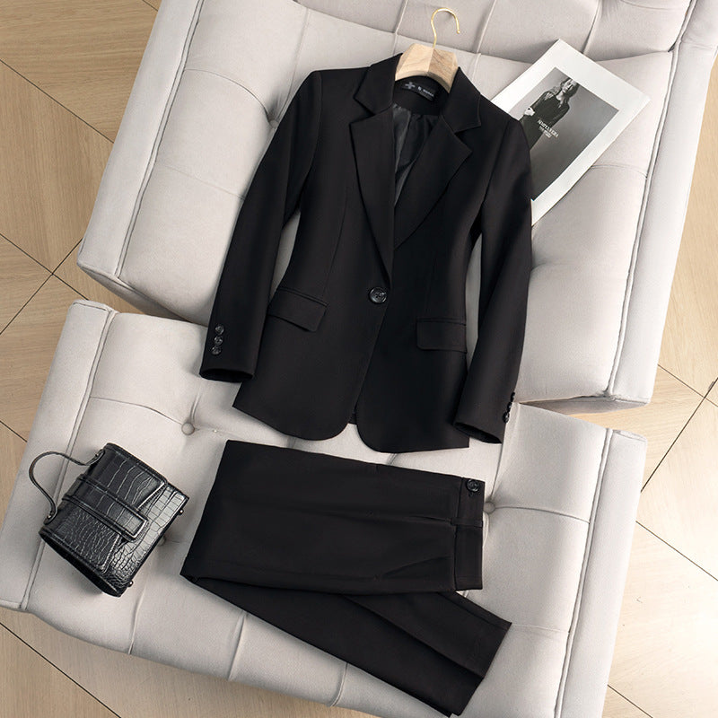 Women's two-piece business suit set view 4