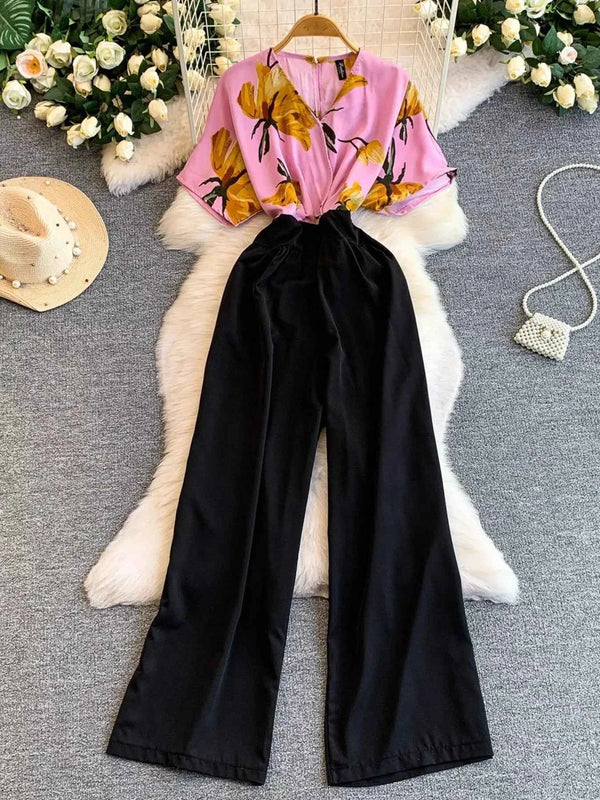 Versatile Pocketed Casual Jumpsuit-Jumpsuit-Splashis-Color:Purple-Size:One Size-Splashis