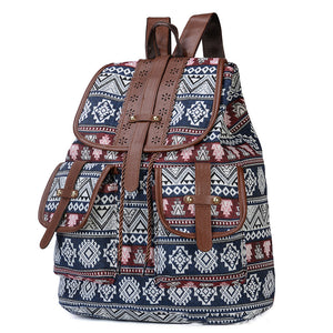 Printed polyester backpack in five designs, image 2