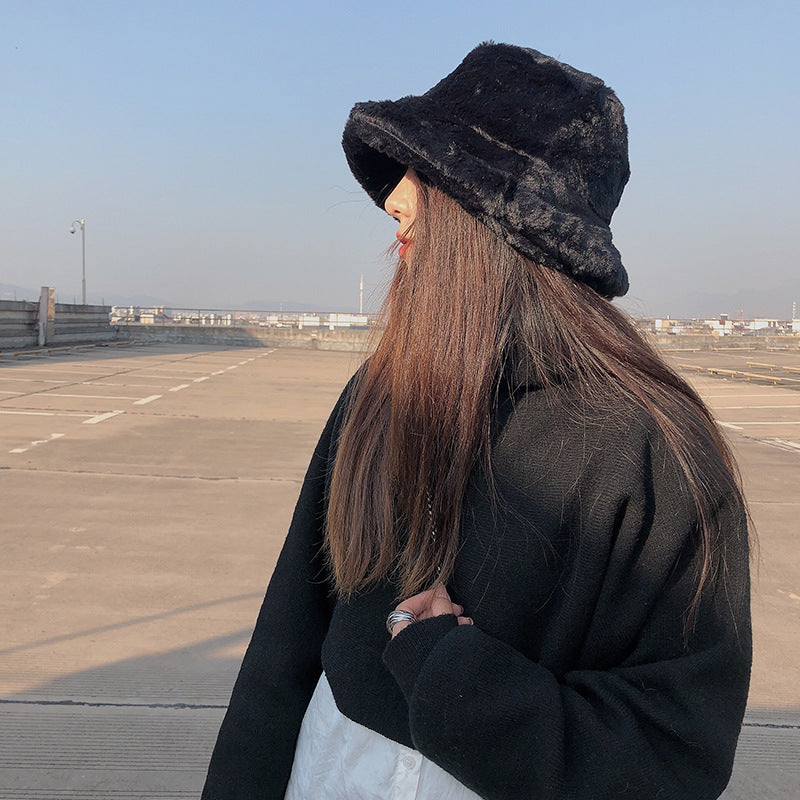Women's Wide-Brim Winter Bucket Hat-Splashis, alternate view 3