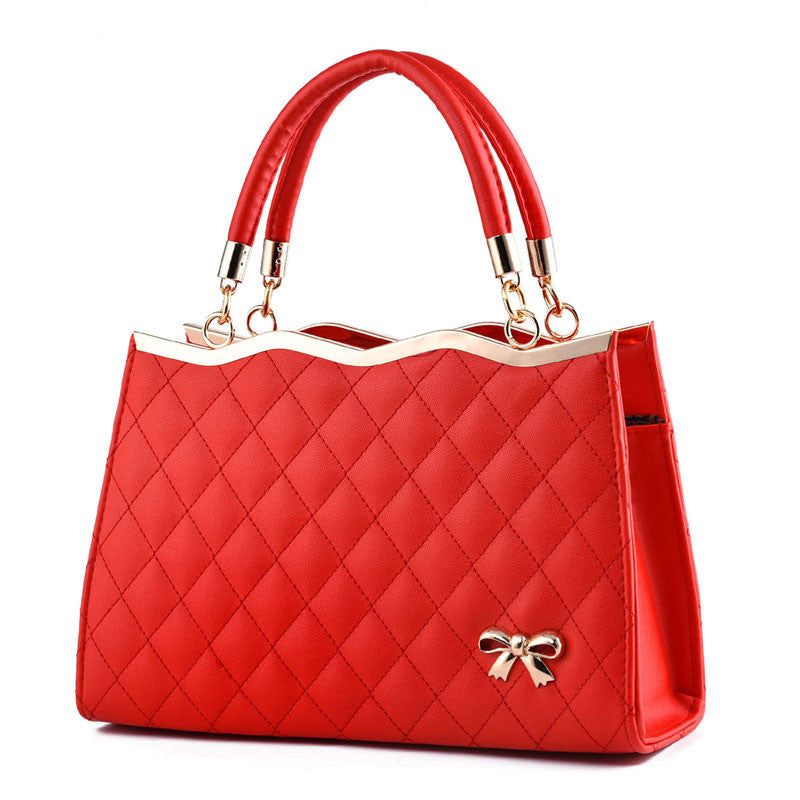 PU Leather Crossbody Bag with Bow Detail, alternate product view
