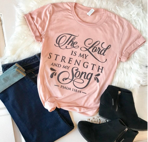Retro Faith Slogan Graphic T-Shirt for Women, front product view