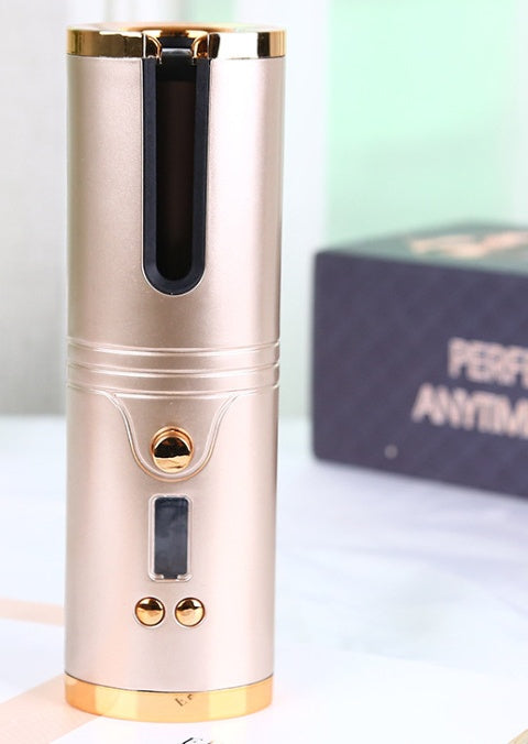 Mini Cordless Automatic Curling Iron with Ceramic Barrel, side product view