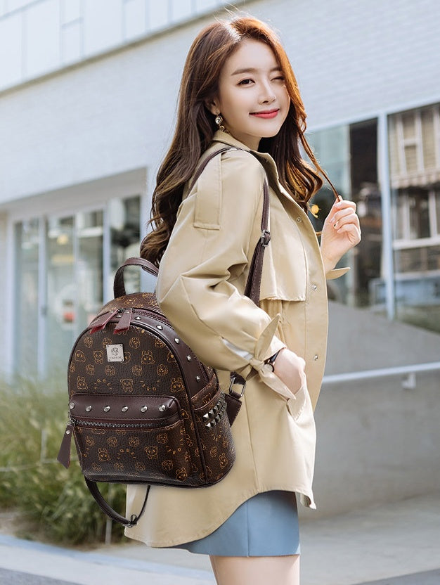 Korean-Style PU Backpack — product image 4