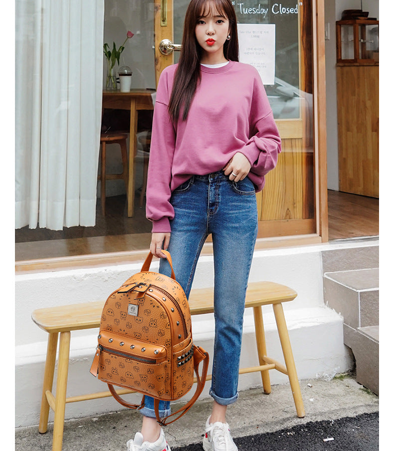 Korean-Style PU Backpack — product image 8