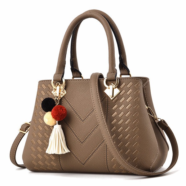 Women's PU Leather Crossbody Handbag, close-up product view
