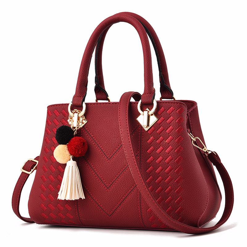 Women's PU Leather Crossbody Handbag, side product view