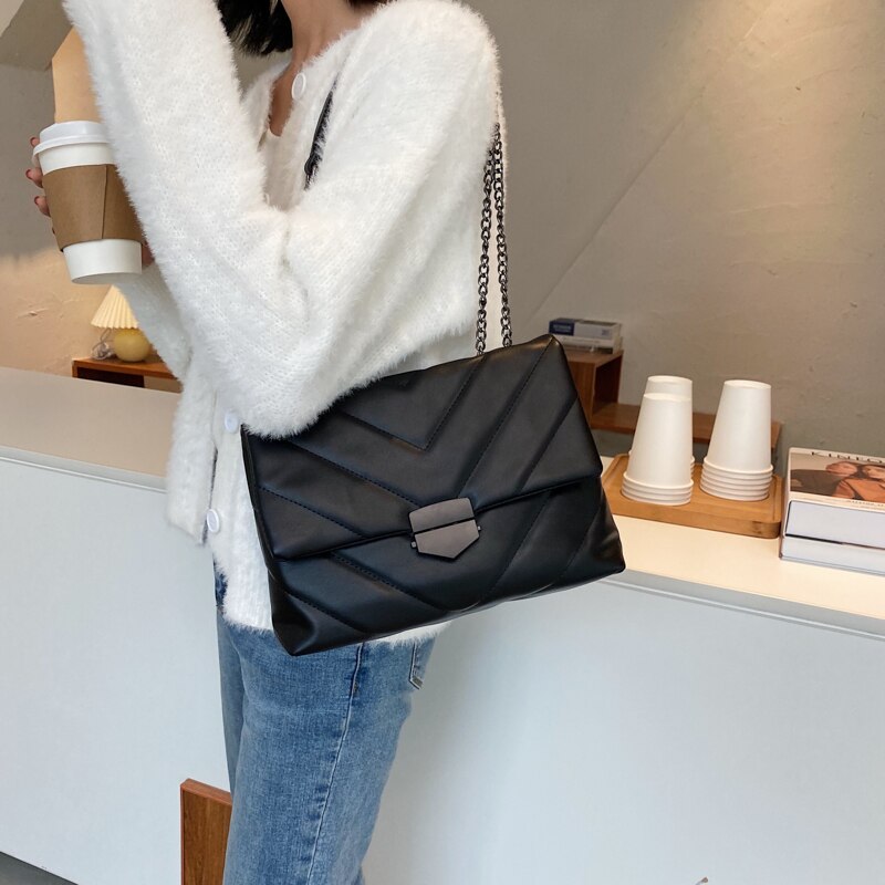 Embroidered PU Leather Crossbody Bag for Women, angled product view