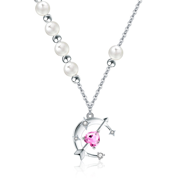 Product detail photo of 925 Silver Bow Heart Jewelry, 925 silver bow heart jewelry