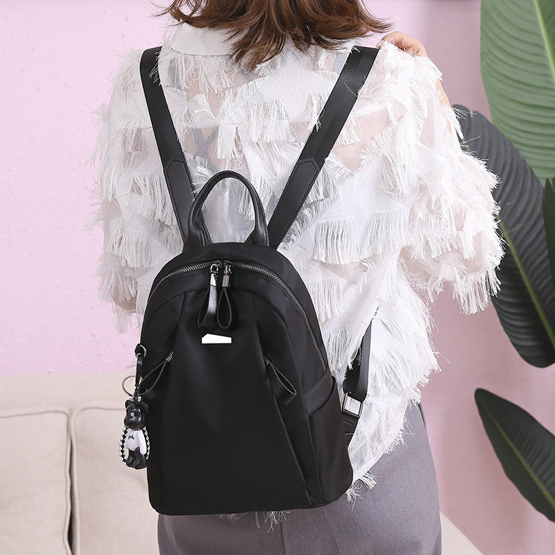 Product detail photo of Solid School Backpack, black, everyday style, solid school backpack