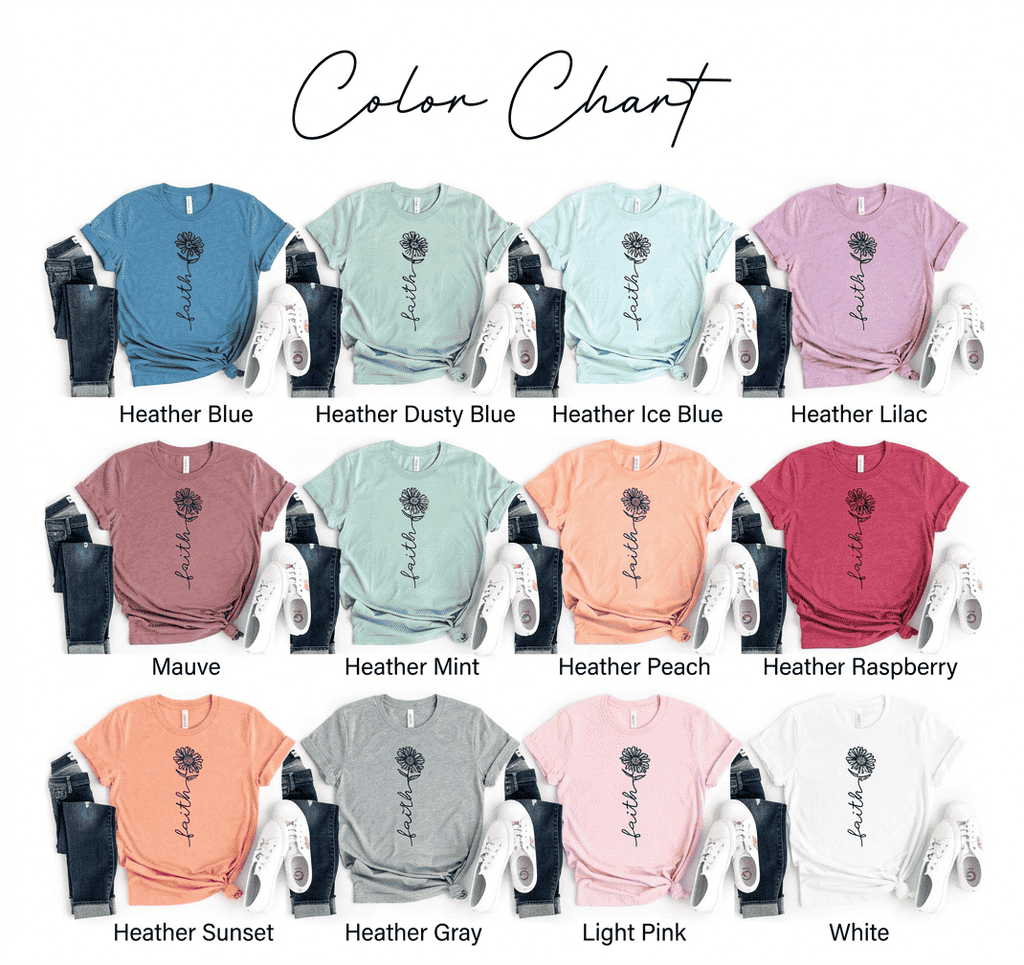 Faith slogan t-shirt — additional view 3