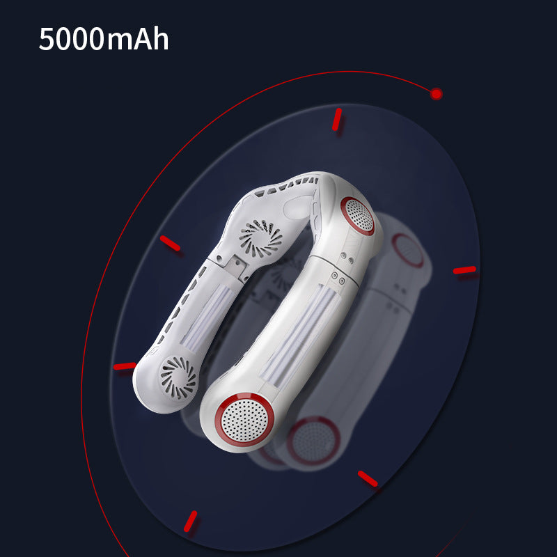 USB Bladeless Neck Fan, front product view
