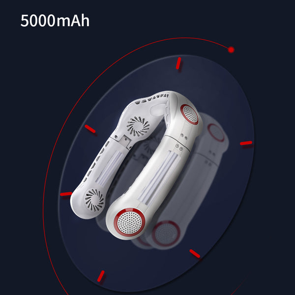 USB Bladeless Neck Fan, front product view