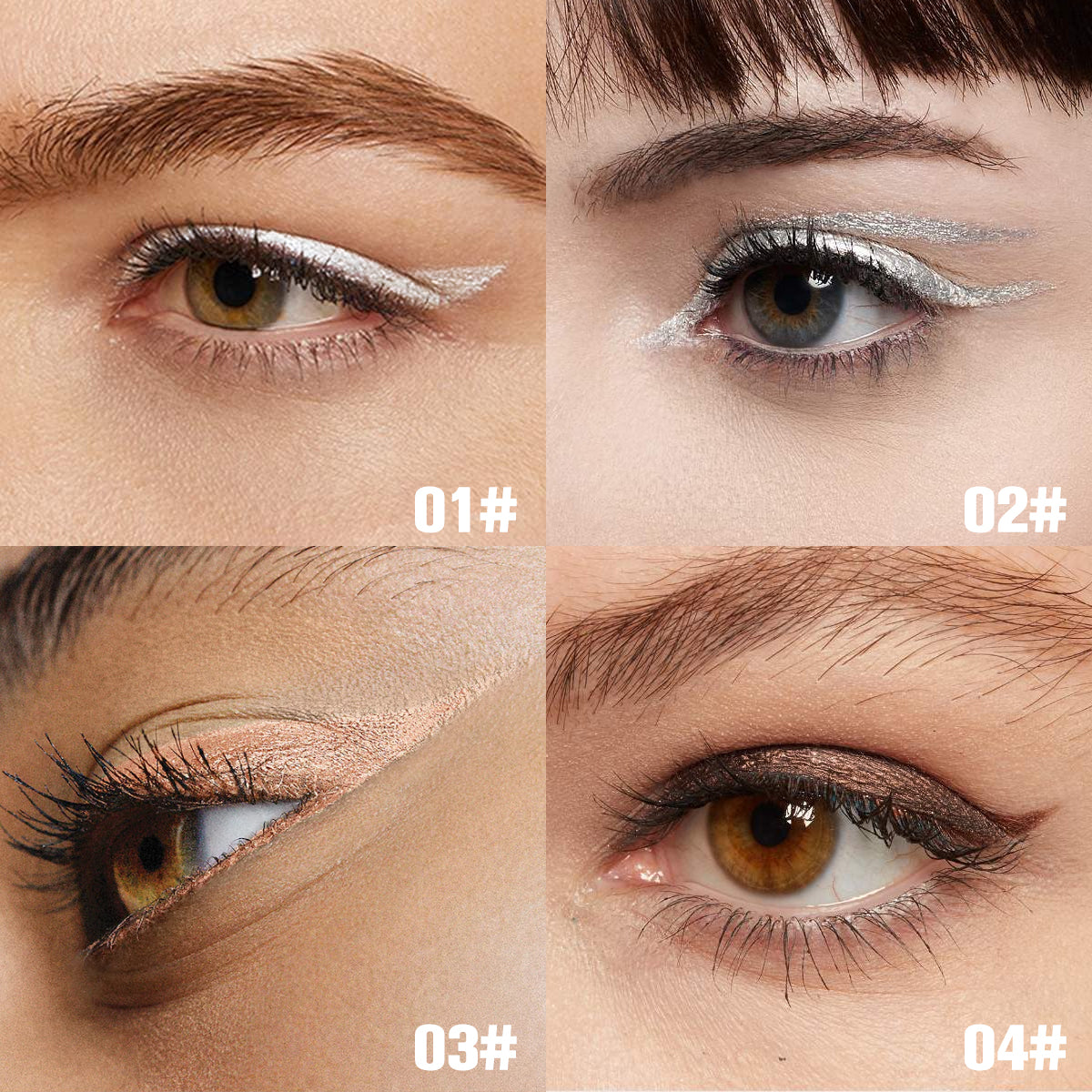 8-Color Matte Eyeliner Kit - Waterproof & Long-Lasting, alternate product view