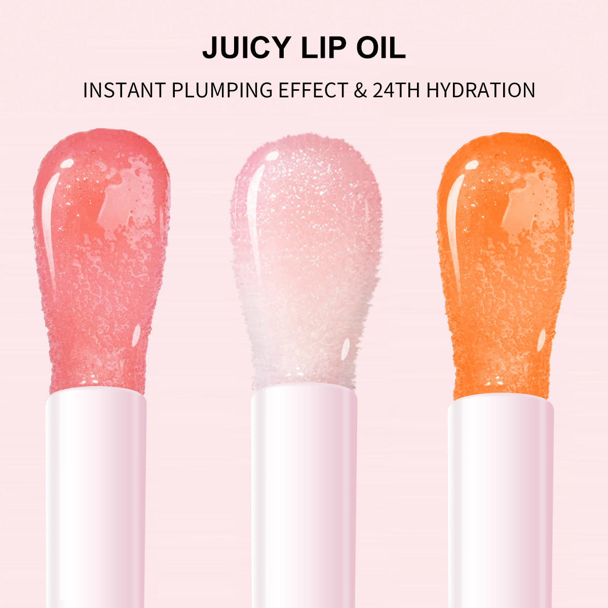 8-Piece Juicy Lip Oil Set - Non-Sticky, Fruit-Flavored Kit, product view 8
