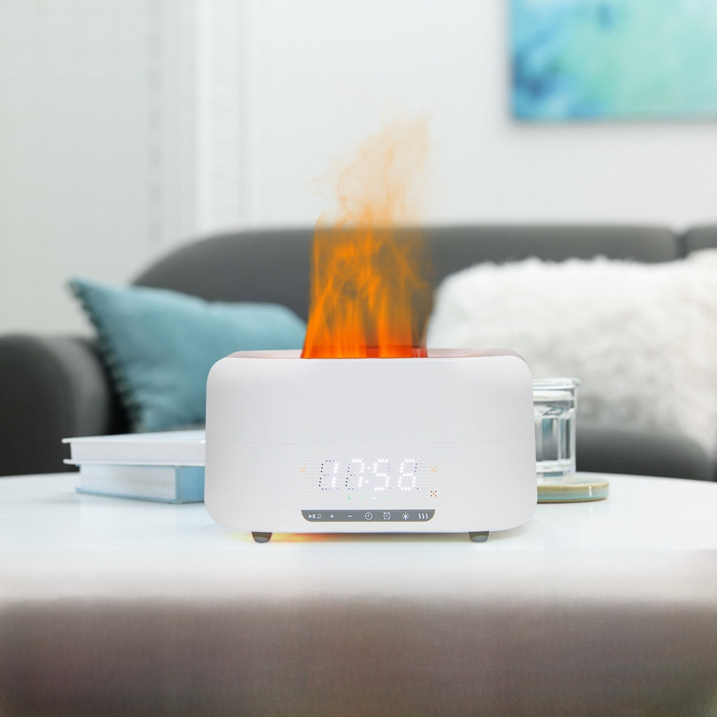 Flame effect aromatherapy machine with humidifier view 16