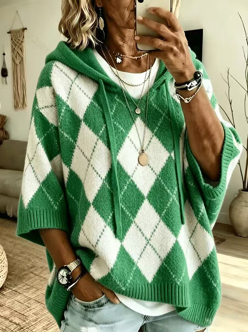 Hooded drawstring sweater, color options