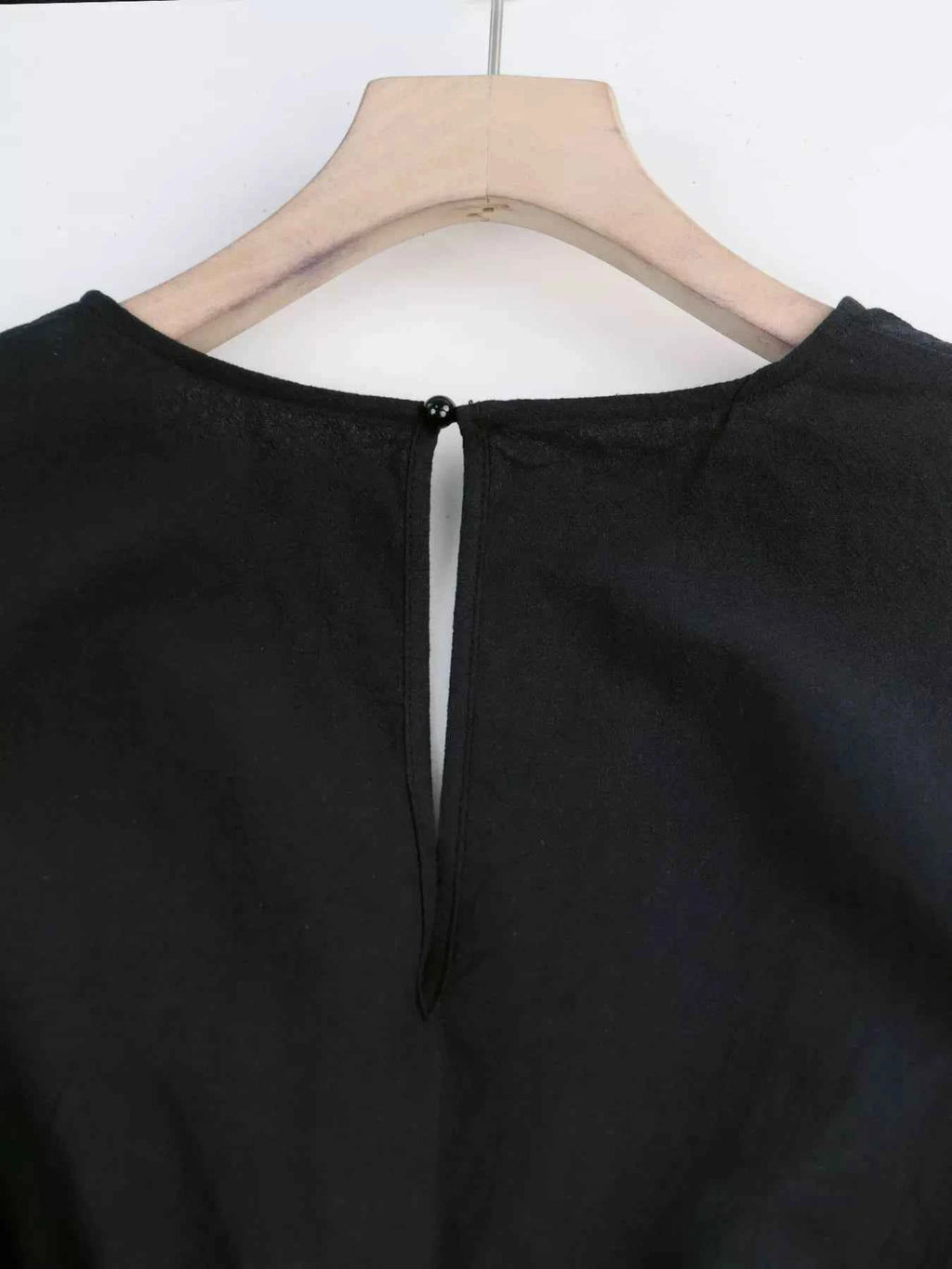 Tie waist flutter sleeve romper — additional view 4