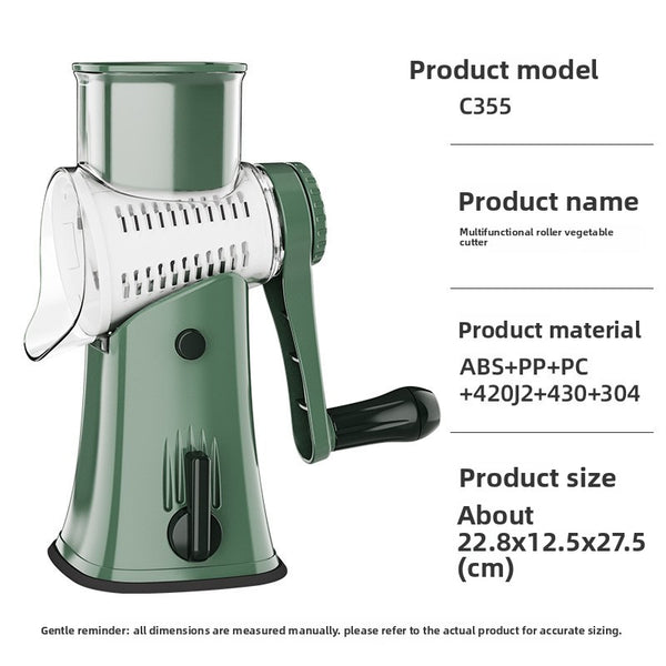 Hand Crank Vegetable Chopper Slicer and Dicer view 5