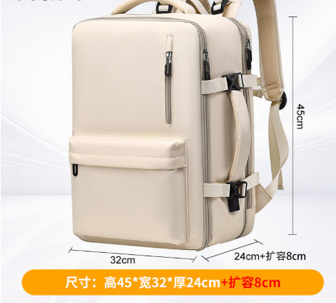 Product detail photo of Travel Backpack, cheese white, everyday style, travel backpack